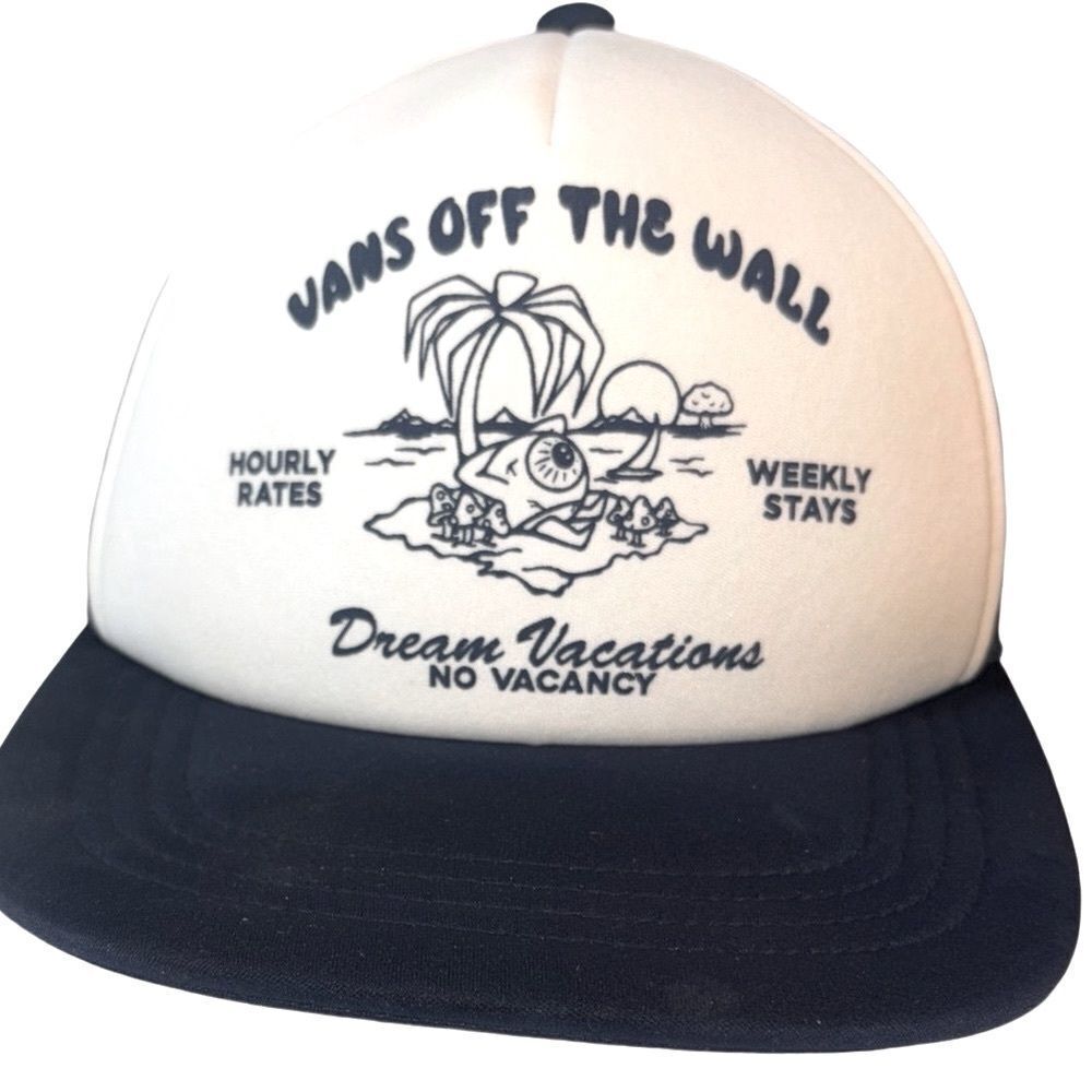 Vans Off The Wall Vintage Trucker Hat- Rare